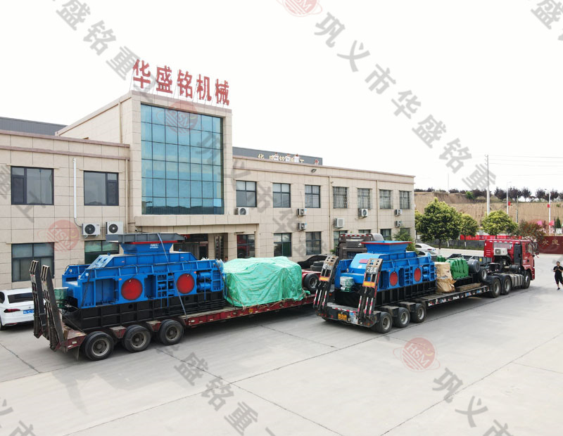 水泥廢料用什么破碎好？就用液壓對輥制砂機(jī)