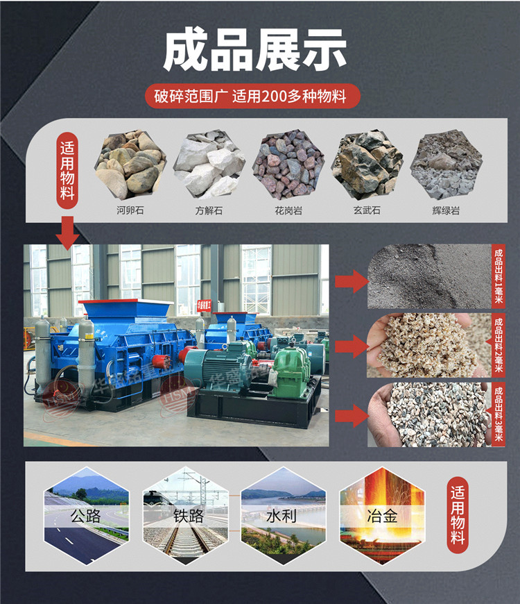 對輥制砂機 鉀長石制砂機